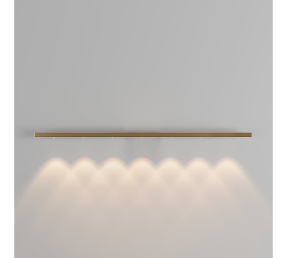 Светильник настенный светодиодный Elektrostandard Artline 40162/LED латунь a071273 1