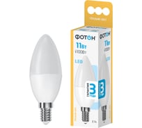 Светодиодная лампа ФОТОН LED B35 11W E14 3000K 23958