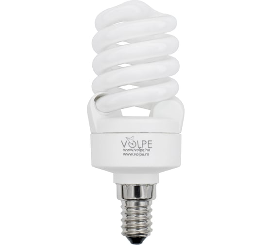 Энергосберегающая лампа Volpe 220-240V, 15W, E14, 2700K, картон CFL-S T2 1674