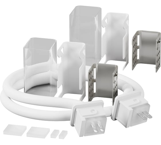 Двусторонний коннектор питания MAYTONI с проводом (30 см) для гибкого неона 17x12 мм 432013 1