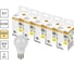 Набор ламп светодиодных OSRAM 5 шт LED Base 8,5 Вт(замена 75Вт), теплый белый свет, матовая колба типа A, цоколь E27 4058075670754 1
