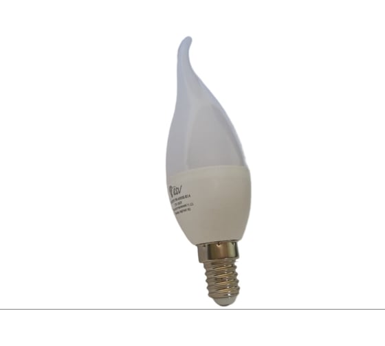 Светодиодная лампа RSV RSV-C37T-10W-6500K-E14 свеча на ветру 100250