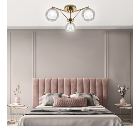 Люстра RITTER Modern 177/3 3хE27, золото 52523 3