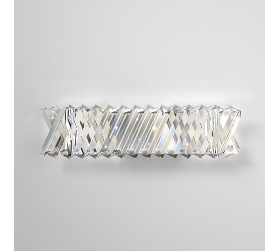 Настенный светильник с хрусталем Eurosvet Solis 101005 LED никель/хрусталь a071452 1