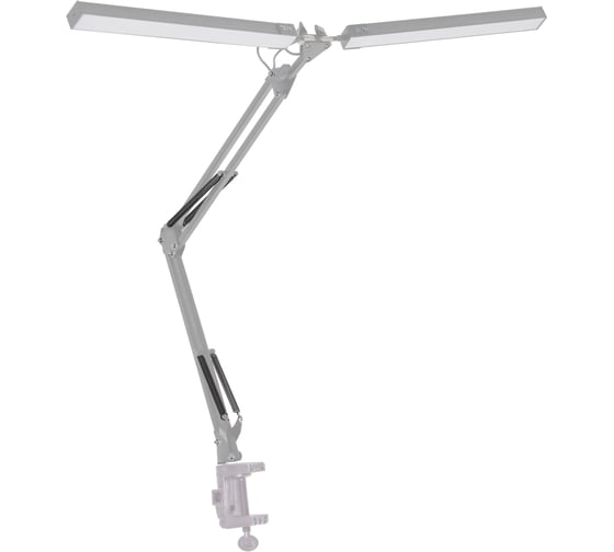 Светильник настольный светодиодный Спутник 24Вт, цвет: белый, струбцина, SDL225 1