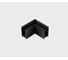 Соединитель угловой для шинопровода накладного Italline ATOM IT012-5034 black 1