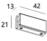 Соединитель линейный Italline FANTOM IT010-4013 black 2