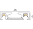 Шинопровод накладной Italline KREATOR IT09-9020 black tube 6