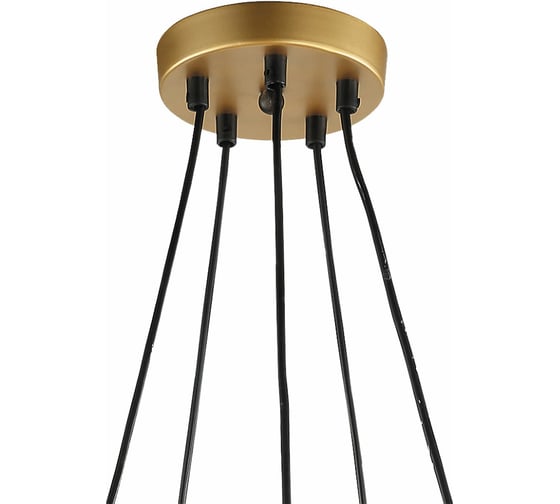 Подвесная люстра Lumien Hall НОЭЛЬ 4005/5P-GD-BK