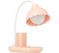 Настольная лампа RISALUX 1681/1 LED 5Вт 3000-6000К USB АКБ диммер розовый 16х10х41 см 5091577