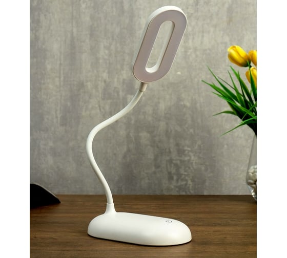 Настольная лампа RISALUX 85294/1 26хLED 5Вт USB AKB белый 9х7х36 см 4734885