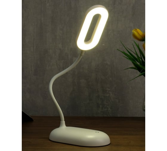 Настольная лампа RISALUX 85294/1 26хLED 5Вт USB AKB белый 9х7х36 см 4734885