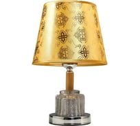 Настольная лампа RISALUX 16131/1SL E27 40Вт+LED подсветка серебро 21х21х32 см 5147884