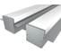 Комплект профиля LEDCRAFT LC-LPSH2564M36-3x2Silver 2 шт серебро (3м профиль+3м рассеиватель+2 заглушки+комплект шурупов) 1616340146 1