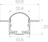 Комплект профиля LEDCRAFT LC-LPSH2564M36R-2x4Silver 4 шт серебро (2м профиль+2м рассеиватель+2 заглушки+комплект шурупов) 1616240464 2