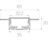 Комплект профиля LEDCRAFT LC-LPSH2065M34-3x10Silver 10 шт серебро (3м профиль+3м рассеиватель+2 заглушки+комплект шурупов) 1616340783 2
