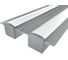 Комплект профиля LEDCRAFT LC-LPSH2558M28-3x2Silver 2 шт серебро (3м профиль+3м рассеиватель+2 заглушки+комплект шурупов) 1616340142 1