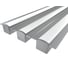 Комплект профиля LEDCRAFT LC-LPSH2558M28-3x3Silver 3 шт серебро (3м профиль+3м рассеиватель+2 заглушки+комплект шурупов) 1616340300 1