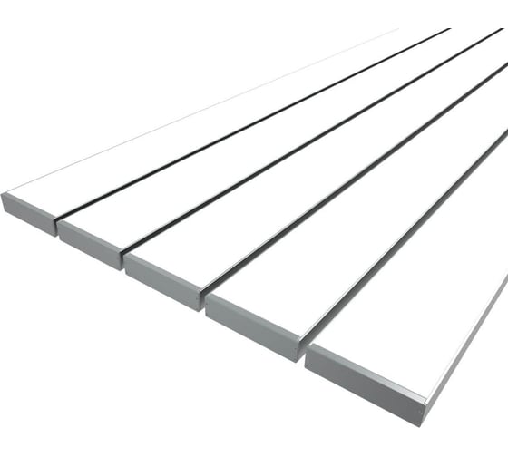 Комплект профиля LEDCRAFT LC-LP27120M115-3x5Silver 5 шт серебро (3м профиль+3м рассеиватель+2 заглушки+комплект шурупов) 1616340637 1