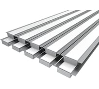 Комплект профиля LEDCRAFT LC-LPSH2065M34-2x10Silver 10 шт серебро (2м профиль+2м рассеиватель+2 заглушки+комплект шурупов) 1616240783