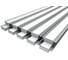 Комплект профиля LEDCRAFT LC-LPSH2065M34-2x10Silver 10 шт серебро (2м профиль+2м рассеиватель+2 заглушки+комплект шурупов) 1616240783 1