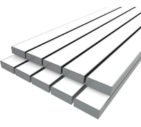 Комплект профиля LEDCRAFT LC-LP2774M68-2x10Silver 10 шт серебро (2м профиль+2м рассеиватель+2 заглушки+комплект шурупов) 1616240714