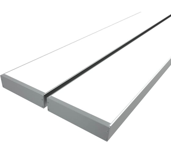 Комплект профиля LEDCRAFT LC-LP27120M115-3x2Silver 2 шт серебро (3м профиль+3м рассеиватель+2 заглушки+комплект шурупов) 1616340163 1
