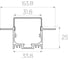 Комплект профиля LEDCRAFT LC-LPSH2564M36-3x10Silver 10 шт серебро (3м профиль+3м рассеиватель+2 заглушки+комплект шурупов) 1616340778 2
