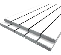 Комплект профиля LEDCRAFT LC-LP27120M115-2x10Silver 10 шт серебро (2м профиль+2м рассеиватель+2 заглушки+комплект шурупов) 1616240795