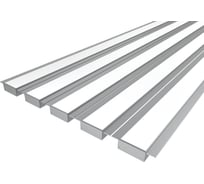 Комплект профиля LEDCRAFT LC-LPSH2065M34-2x5Silver 5 шт серебро (2м профиль+2м рассеиватель+2 заглушки+комплект шурупов) 1616240625