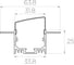 Комплект профиля LEDCRAFT LC-LPSH2564M36T-2x4Silver 4 шт серебро (2м профиль+2м рассеиватель+2 заглушки+комплект шурупов) 1616240463 2