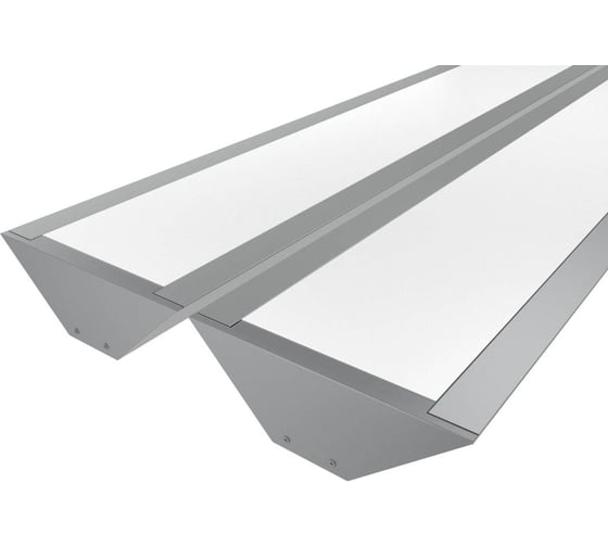 Комплект профилей Ledcraft LC-LPU2364M44-2x2Silver из 2 шт серебро (2м профиль+2м рассеиватель+2 заглушки) 1616240056 1