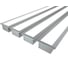 Комплект профилей Ledcraft LC-LPV2044M30-3x4Silver из 4 шт серебро (3м профиль+3м рассеиватель+2 заглушки+шурупов) 1616340476 1
