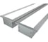 Комплект профилей Ledcraft LC-LPV2044M30-2x2Silver из 2 шт серебро (2м профиль+2м рассеиватель+2 заглушки+шурупов) 1616240160 1