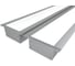 Комплект профилей Ledcraft LC-LPV2050M34-3x2Silver из 2 шт серебро (3м профиль+3м рассеиватель+2 заглушки+шурупов) 1616340121 1
