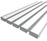 Комплект профилей Ledcraft LC-LPV2063M44-3x5Silver из 5 шт серебро (3м профиль+3м рассеиватель+2 заглушки+шурупов) 1616340594 1