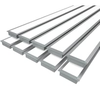 Комплект профилей Ledcraft LC-LPV2073M55-2x10Silver из 10 шт серебро (2м профиль+2м рассеиватель+2 заглушки+шурупов) 1616240761