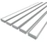 Комплект профилей Ledcraft LC-LPV2073M55-2x5Silver из 5 шт серебро (2м профиль+2м рассеиватель+2 заглушки+шурупов) 1616240603 1