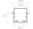 Комплект профилей Ledcraft LC-LPV2544M36-3x10Silver из 10 шт серебро (3м профиль+3м рассеиватель+2 заглушки+шурупов) 1616340718 2
