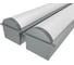 Комплект профилей Ledcraft LC-LPV2544M36R-3x2Silver из 2 шт серебро (3м профиль+3м рассеиватель+2 заглушки+шурупов) 1616340088 1