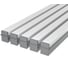 Комплект профилей Ledcraft LC-LPV2537M1728-2x5Silver из 5 шт серебро (2м профиль+2м рассеиватель+2 заглушки+шурупов) 1616240540 1