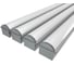 Комплект профилей Ledcraft LC-LPV2544M36R-3x4Silver из 4 шт серебро (3м профиль+3м рассеиватель+2 заглушки+шурупов) 1616340404 1