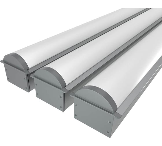 Комплект профилей Ledcraft LC-LPV2544M36R-2x3Silver из 3 шт серебро (2м профиль+2м рассеиватель+2 заглушки+шурупов) 1616240246 1