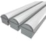 Комплект профилей Ledcraft LC-LPV2544M36R-3x3Silver из 3 шт серебро (3м профиль+3м рассеиватель+2 заглушки+шурупов) 1616340246 1
