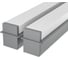 Комплект профилей Ledcraft LC-LPV2537M1728-2x2Silver из 2 шт серебро (2м профиль+2м рассеиватель+2 заглушки+шурупов) 1616240066 1