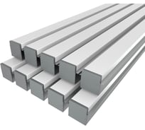 Комплект профилей Ledcraft LC-LPV2544M36-2x10Silver из 10 шт серебро (2м профиль+2м рассеиватель+2 заглушки+шурупов) 1616240718