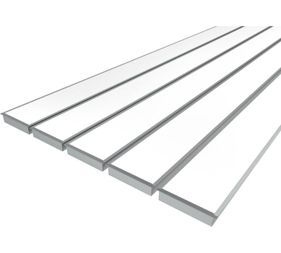 Комплект профилей Ledcraft LC-LPV32154M135-1x5Silver из 5 шт серебро (1м профиль+1м рассеиватель+2 заглушки+шурупов) 1616140640 1