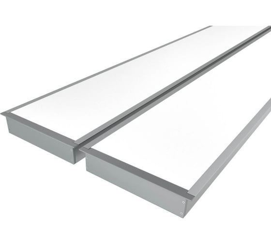 Комплект профилей Ledcraft LC-LPV32154M135-3x2Silver из 2 шт серебро (3м профиль+3м рассеиватель+2 заглушки+шурупов) 1616340166 1