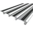 Комплект профилей Ledcraft LC-PDS2879M16-3x4Silver из 4 шт серебро (3м профиль+3м рассеиватель 2шт+2 заглушки+шурупов) 1616340356 1