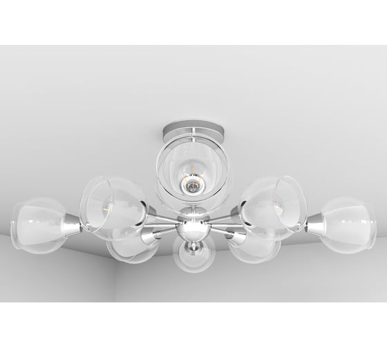 Люстра RITTER Classic 166/8 8хE27, хром 52517 2